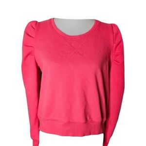 Pomander Place by Tuckernuck Puff Sleeve Crew Neck Sweatshirt Small